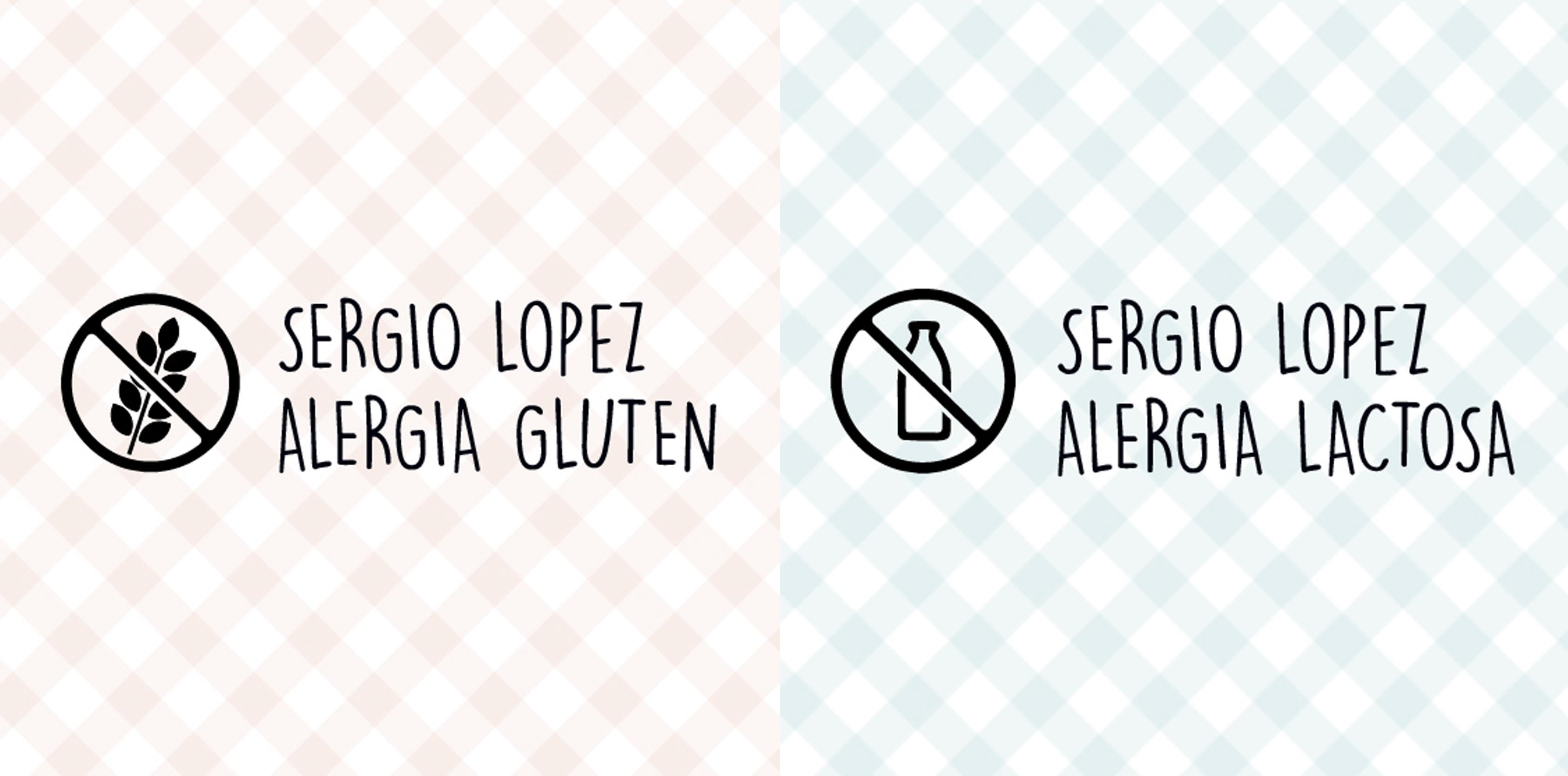Utilizar sellos de intolerancia alimentaria como identificativo para ropa de niños alérgenos